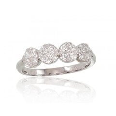 Auksinis žiedas su deimantais moterims Diamond Sky Joanna 4752263021167 kaina ir informacija | Žiedai | pigu.lt