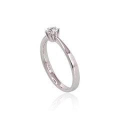 Auksinis žiedas su deimantais moterims Diamond Sky Solitaire 4752263021556 kaina ir informacija | Žiedai | pigu.lt