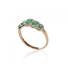 Auksinis žiedas su deimantais moterims Diamond Sky „Jenny IV“ kaina ir informacija | Žiedai | pigu.lt