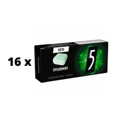 Kramtomoji guma Five Spearmint, 7vnt. kaina ir informacija | Saldumynai | pigu.lt