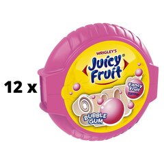 Полоски жевательной резинки JUICY FRUIT Fancy Fruit, 56 г x 12 шт., упаковка цена и информация | Сладости | pigu.lt