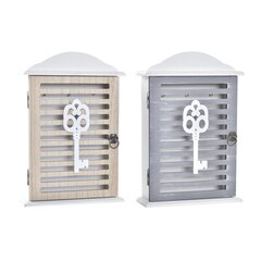Шкаф для ключей DKD Home Decor, серый коричневый MDF (19 x 6 x 27 см) цена и информация | Шкафчики в гостиную | pigu.lt