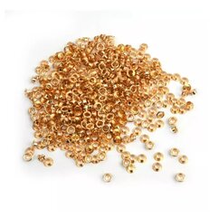 Люверсы металлические из двух частей 5 мм, 100 шт., цвет золота цена и информация | Siuvimo reikmenys | pigu.lt