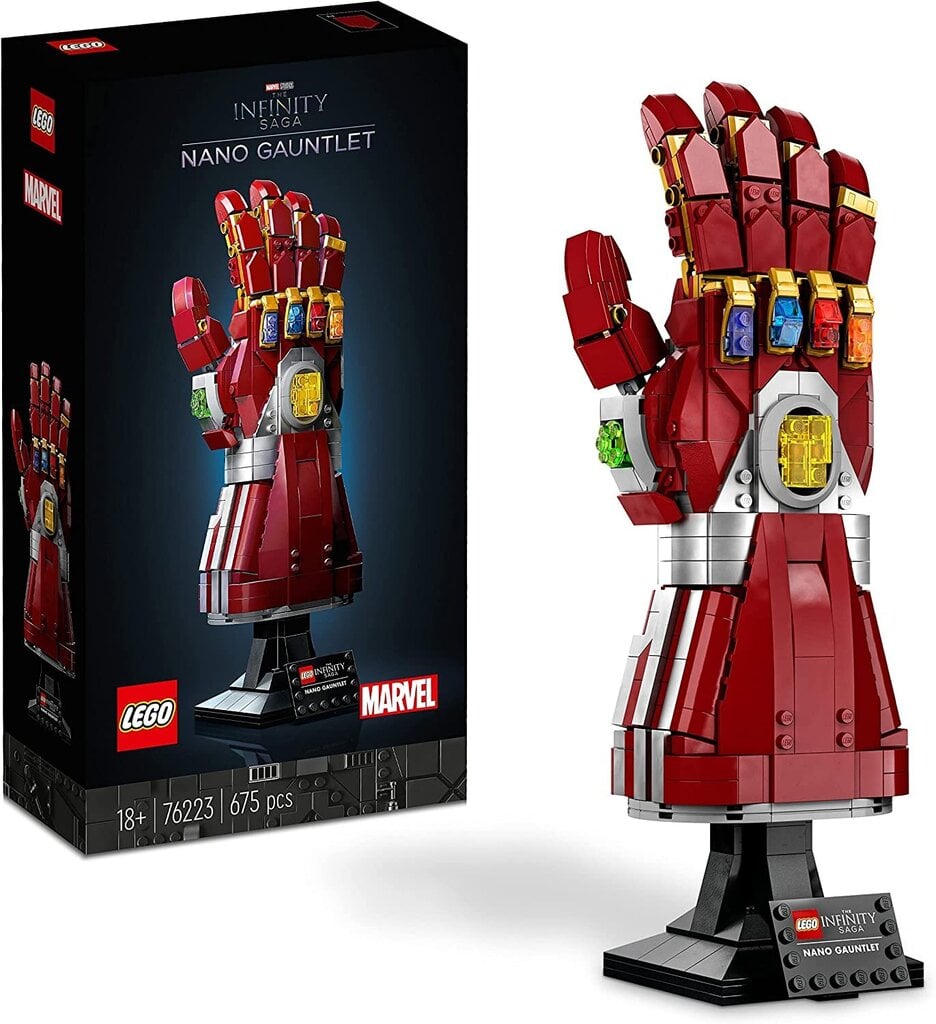 LEGO® 76223 Marvel Iron Mans Nano Glove цена и информация | Konstruktoriai ir kaladėlės | pigu.lt