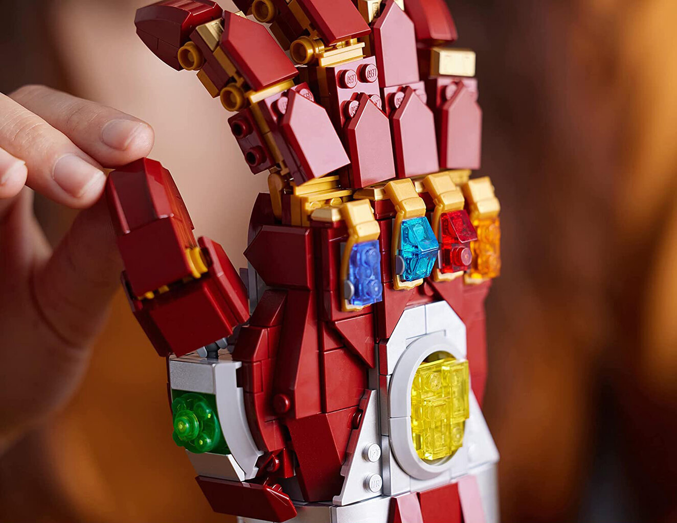 LEGO® 76223 Marvel Iron Mans Nano Glove цена и информация | Konstruktoriai ir kaladėlės | pigu.lt