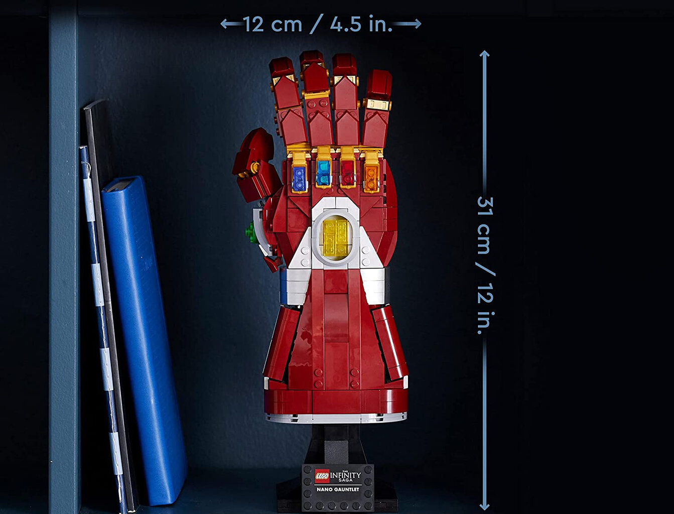 LEGO® 76223 Marvel Iron Mans Nano Glove цена и информация | Konstruktoriai ir kaladėlės | pigu.lt