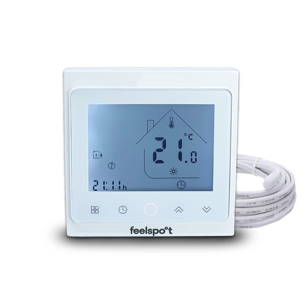 Elektroninis programuojamas termostatas (termoreguliatorius) Feelspot WTH51.36 NEW kaina ir informacija | Priedai šildymo įrangai | pigu.lt