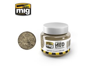 AMMO MIG - Акриловая грязь LIGHT EARTH GROUND, 250ml, 2102 цена и информация | Принадлежности для рисования, лепки | pigu.lt