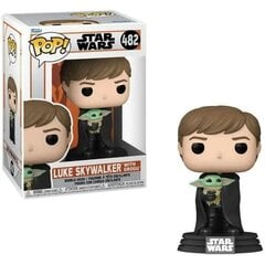 Funko POP! Star Wars Mandalorian Luke with Grogu kaina ir informacija | Žaidėjų atributika | pigu.lt