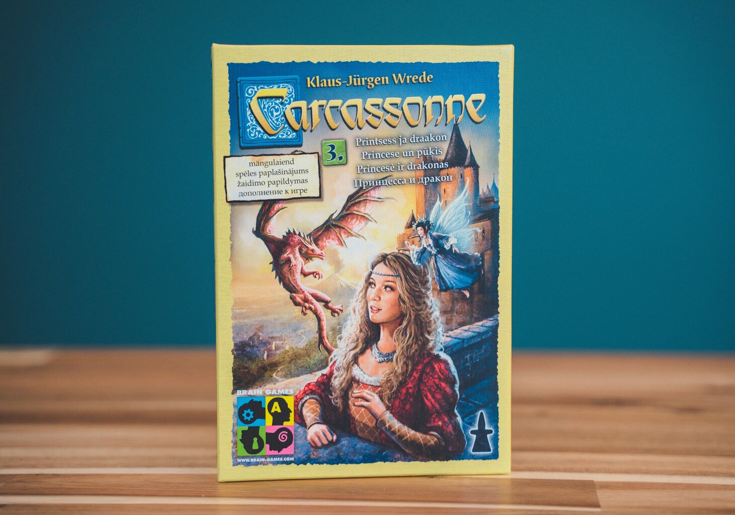 Stalo žaidimas Carcassonne 3: Princesė ir drakonas, LT/LV/EE/RU kaina ir informacija | Stalo žaidimai, galvosūkiai | pigu.lt