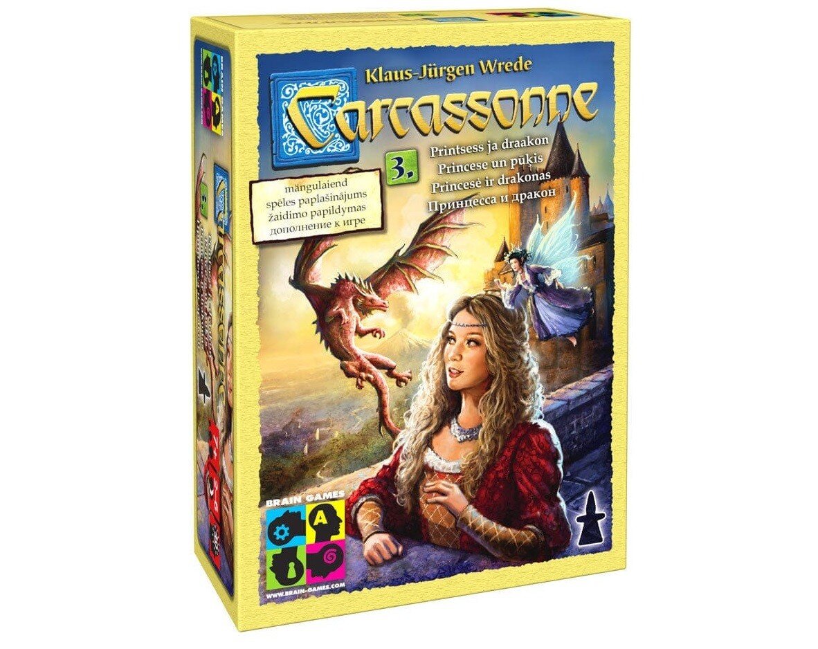 Stalo žaidimas Carcassonne 3: Princesė ir drakonas, LT/LV/EE/RU цена и информация | Stalo žaidimai, galvosūkiai | pigu.lt
