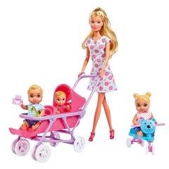 Кукла с детьми - Штеффи Лав цена и информация | Игрушки для девочек | pigu.lt