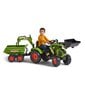 Minamas traktorius su priekaba - Class Avec, žalias цена и информация | Žaislai berniukams | pigu.lt