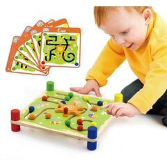 Medinė žaidimų lenta kūdikiui kaina ir informacija | Žaislai kūdikiams | pigu.lt