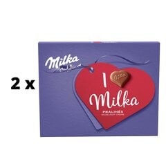 Конфеты MILKA со вкусом молочного шоколада с миндальной начинкой (38%) 110 г x 2 шт. упаковка цена и информация | Сладости | pigu.lt