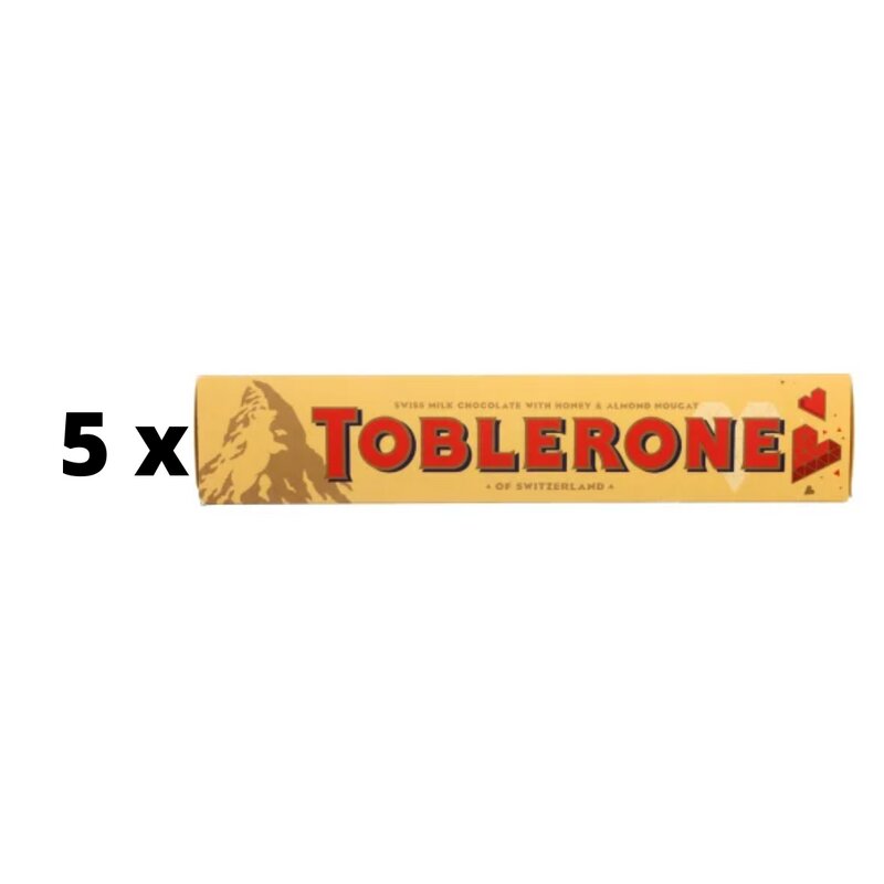 Pieninis šokoladas Toblerone, 360g x 5 vnt. kaina ir informacija | Saldumynai | pigu.lt