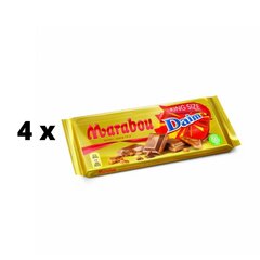 Pieninis šokoladas Marabou Daim, 250 g x 4 vnt. kaina ir informacija | Saldumynai | pigu.lt