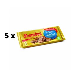 Молочный шоколад MARABOU, 250 г x 5 шт. упаковка цена и информация | Сладости | pigu.lt