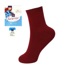 Женские теплые носки Favorite 22187 красные цена и информация | Женские носки | pigu.lt