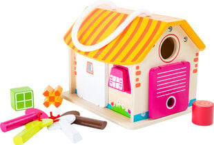 Деревянный сортер "Дом", Small Foot цена и информация | Игрушки для малышей | pigu.lt