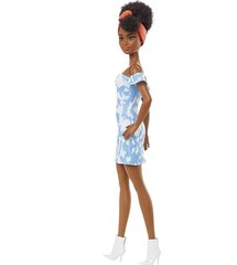 Lėlė Barbė madistė melsva suknele, 1 vnt. kaina ir informacija | Žaislai mergaitėms | pigu.lt