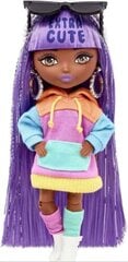 Мини-кукла Barbie Extra с фиолетовыми волосами цена и информация | Игрушки для девочек | pigu.lt