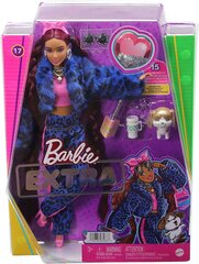 Кукла Barbie Extra в синем костюме цена и информация | Игрушки для девочек | pigu.lt