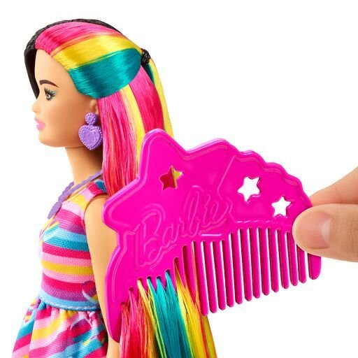 Lėlė Barbie Totaly Hair, azijietė kaina ir informacija | Žaislai mergaitėms | pigu.lt