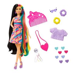 Кукла Barbie Totaly Hair, азиатка цена и информация | Игрушки для девочек | pigu.lt