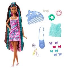 Кукла Barbie Totaly Hair с черными волосами цена и информация | Игрушки для девочек | pigu.lt