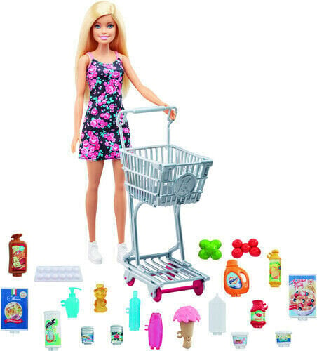 Lėlės Barbės apsipirkinėjimo rinkinys kaina ir informacija | Žaislai mergaitėms | pigu.lt