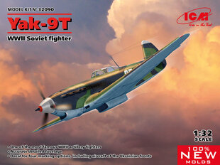 Klijuojamas Modelis ICM 32090 WWII fighter Yak-9T 1/32 kaina ir informacija | Klijuojami modeliai | pigu.lt