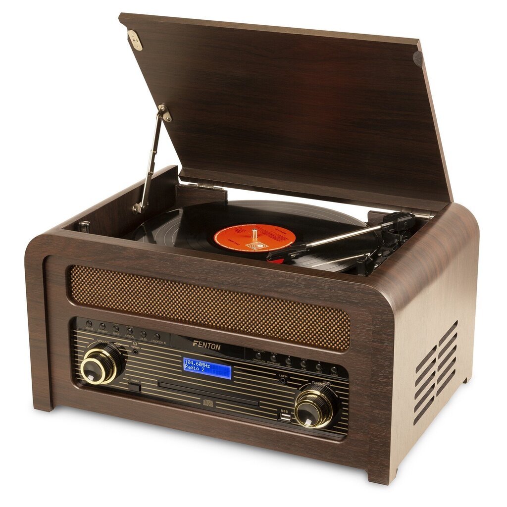 Platine Vinyle Bluetooth - Fenton RP161LW - Platine vinyle rétro