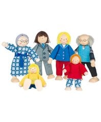 Деревянные куклы Goki Городская семья цена и информация | Игрушки для девочек | pigu.lt