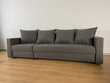 Transformeris "Lona" Sofa - Lova - Kampinė sofa, Pilka kaina ir informacija | Minkšti kampai | pigu.lt