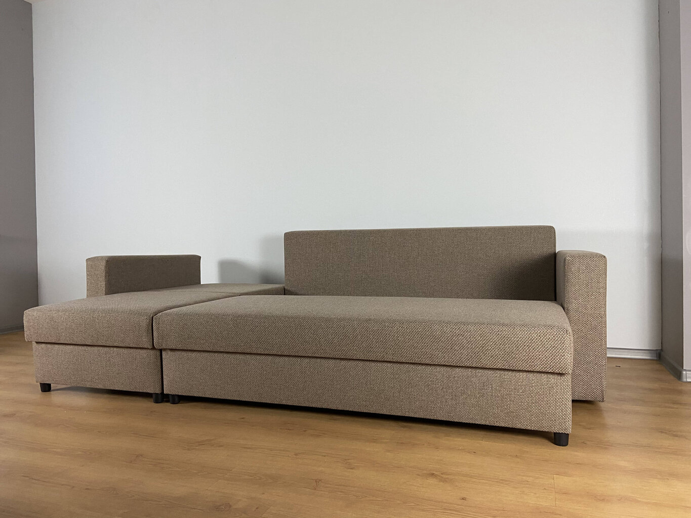 Transformeris Lona, rudas. Sofa - lova - kampinė sofa kaina ir informacija | Minkšti kampai | pigu.lt