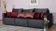 Transformatorinė "Modul 2400" modulinė sofa - Lova - Kampinė sofa Pilka цена и информация | Sofos | pigu.lt