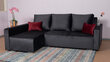 Kampinė sofa - lova Megan, tamsiai pilkos spalvos kaina ir informacija | Minkšti kampai | pigu.lt