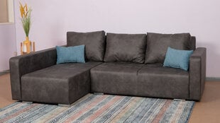 Kampinė sofa - lova Megan, pilkas marmuras kaina ir informacija | Minkšti kampai | pigu.lt