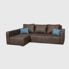 Kampinė sofa - lova Megan, pilkas marmuras kaina ir informacija | Minkšti kampai | pigu.lt