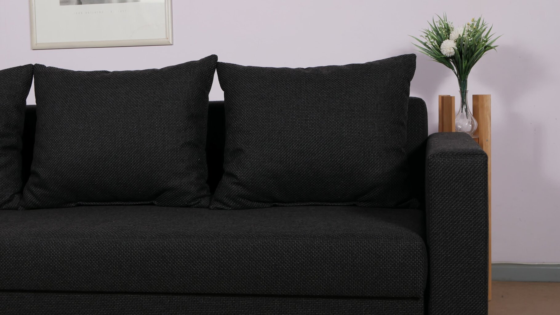 Sofa-lova Vuran, juoda kaina | pigu.lt