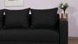 Sofa-lova Vuran, juoda цена и информация | Sofos | pigu.lt