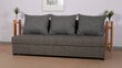 Sofa lova Mini, pilka kaina ir informacija | Sofos | pigu.lt