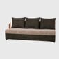 Sofa-lova Mini, rudos ir smėlio spalvos derinys kaina ir informacija | Sofos | pigu.lt