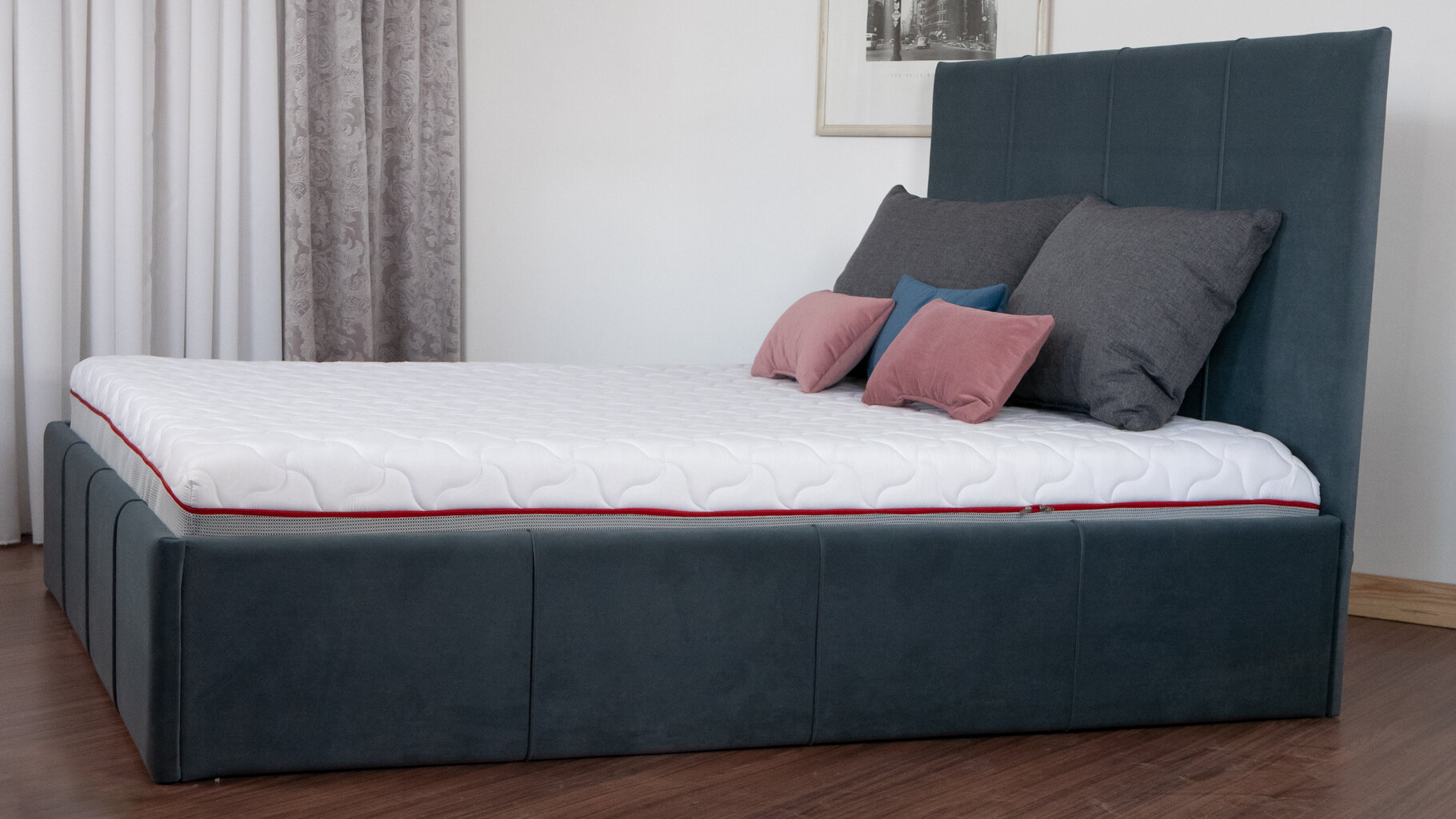 Lova Stef lova su pakėlimo mechanizmu (miego zona 1600 x 2000) kaina ir informacija | Lovos | pigu.lt