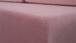 Sofa-lova Ovals, šviesiai rožinės spalvos цена и информация | Sofos | pigu.lt