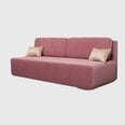Sofa-lova Ovals, šviesiai rožinės spalvos