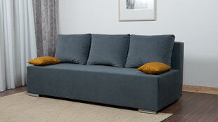 Sofa-lova “Kvadrats”, tamsiai pilka kaina ir informacija | Sofos | pigu.lt