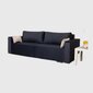 Sofa-lova Deka Plus, tamsiai pilka kaina ir informacija | Sofos | pigu.lt
