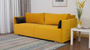 Диван-кровать "Deka" Жёлтый цена и информация | Диваны | pigu.lt